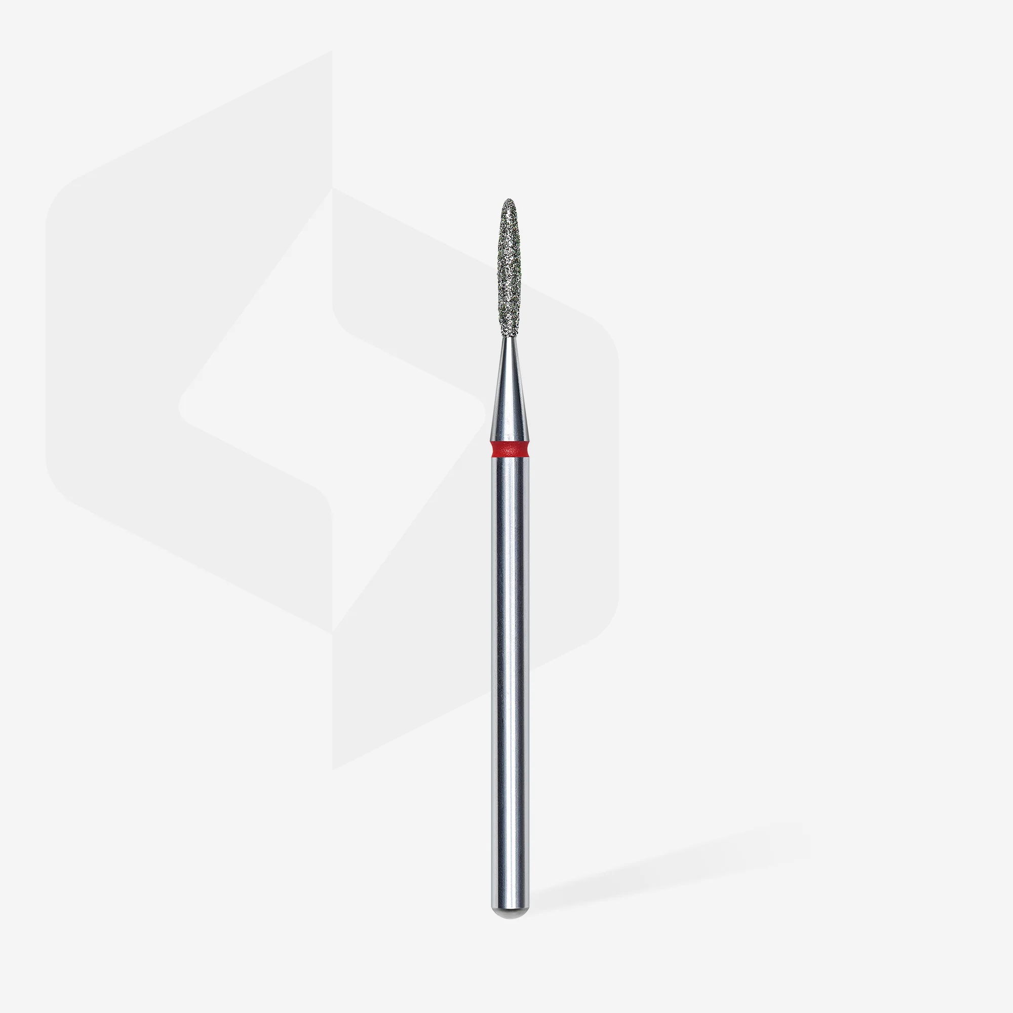 Queen's Cosmetics Marseille - Staleks pro - Embout diamant pour les ongles "Flamme" Rouge 1.4/8 MM STALEKS PRO