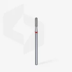 Queen's Cosmetics Marseille - Staleks pro - Embout diamant pour les ongles "Cylindre arrondi" Rouge 2.3/8 MM STALEKS PRO