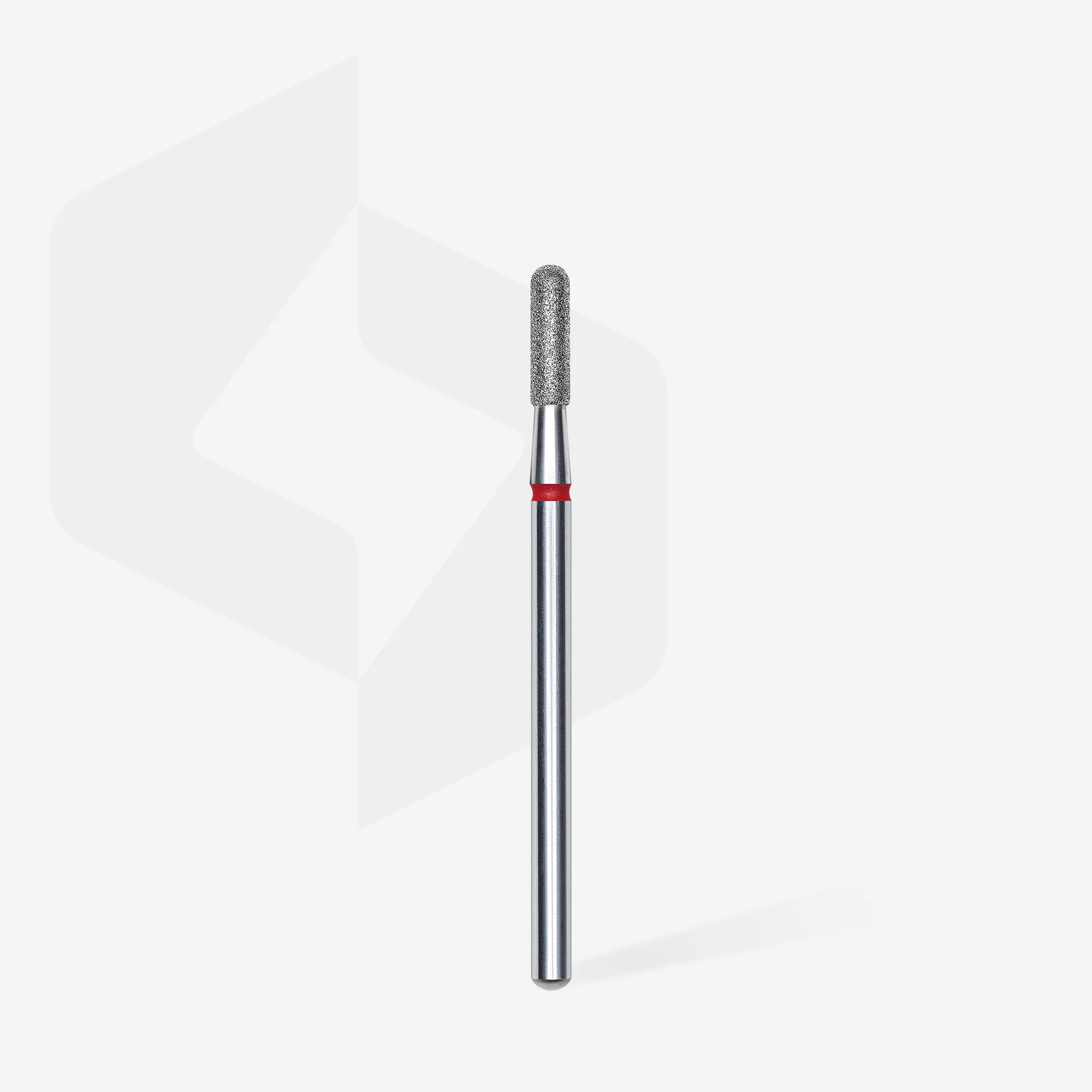 Queen's Cosmetics Marseille - Staleks pro - Embout diamant pour les ongles "Cylindre arrondi" Rouge 2.3/8 MM STALEKS PRO