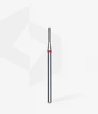 Queen's Cosmetics Marseille - Staleks pro - Embout diamant pour les ongles "Cylindre arrondi" Rouge 1.4/8 MM STALEKS PRO