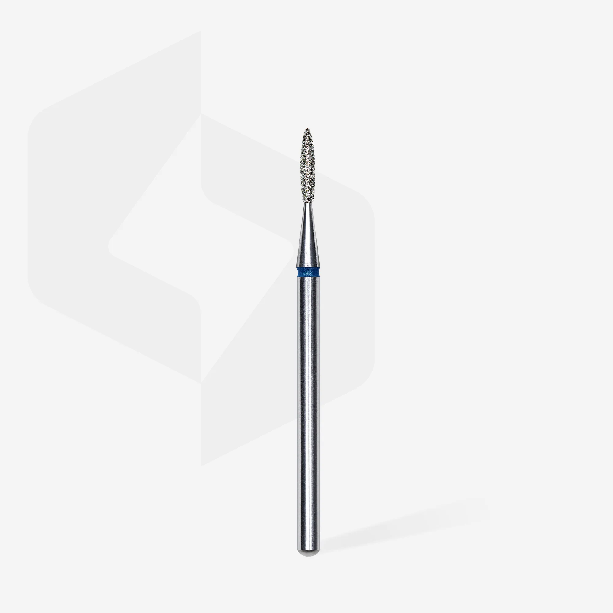 Queen's Cosmetics Marseille - Staleks pro - Embout diamant pour les ongles "Flamme" Bleu 1.6/8 MM STALEKS PRO