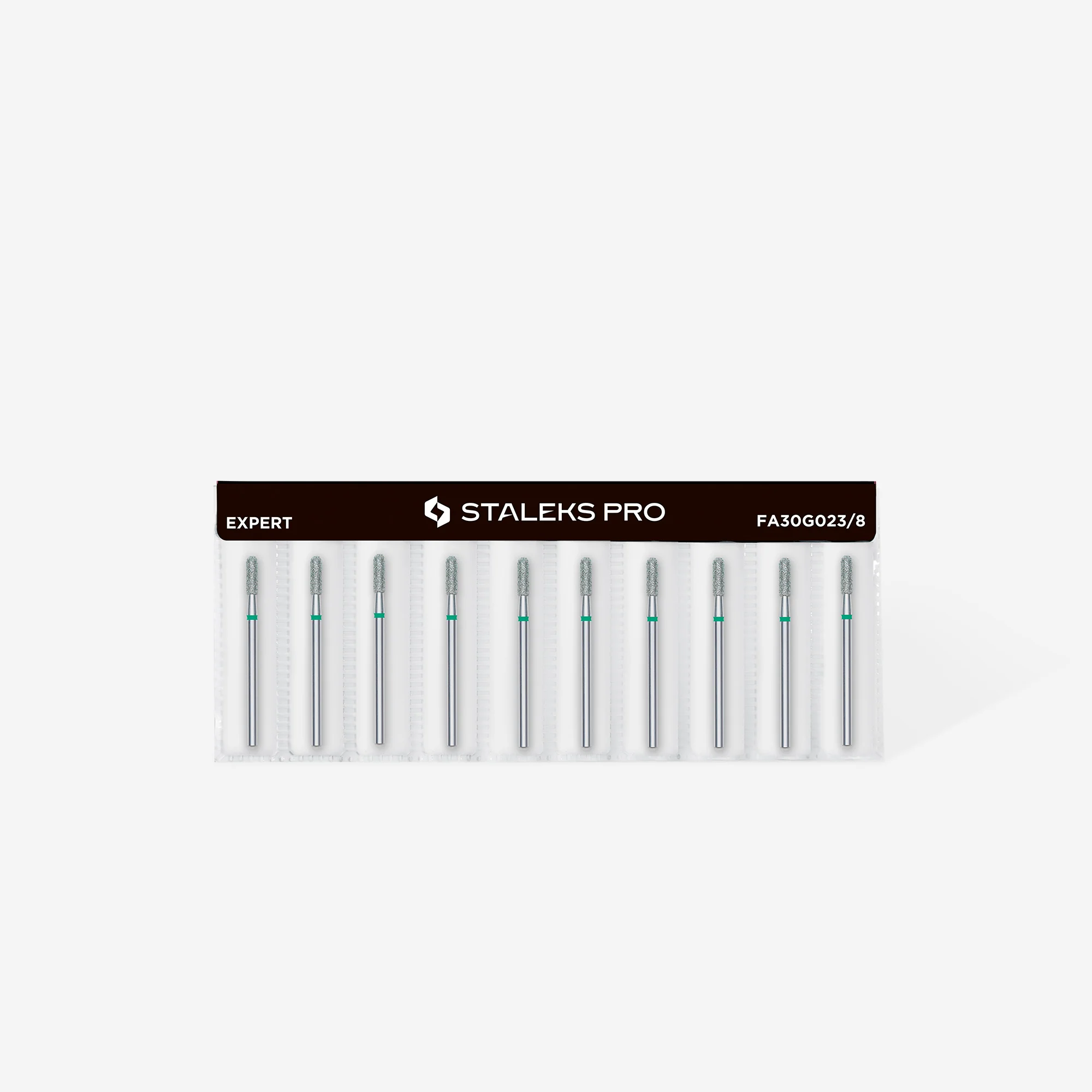 Queen's Cosmetics Marseille - Staleks pro - Embout diamant pour les ongles "Cylindre arrondi" Bleu 2.3/8 MM STALEKS PRO