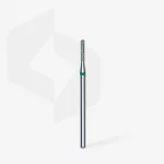 Queen's Cosmetics Marseille - Staleks pro - Embout diamant pour les ongles "Cylindre arrondi" Vert 1.4/8 MM STALEKS PRO