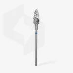 Queen's Cosmetics Marseille - Staleks pro - Embout en carbure pour les ongles "Épis de maïs" Bleu 6/14 MM STALEKS PRO