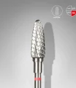 Queen's Cosmetics Marseille - Staleks pro - Embout en carbure pour les ongles "Épis de maïs" Rouge 5/13 MM STALEKS PRO