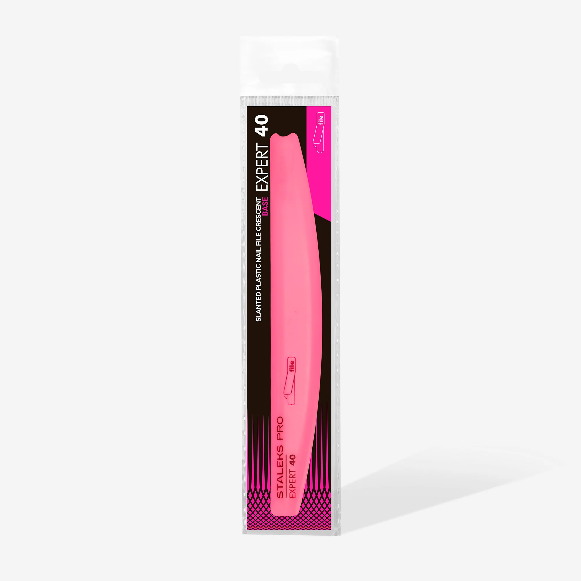 Queen's Cosmetics Marseille - Staleks pro - Lime en plastique chanfreinée (base) EXPERT (40 pcs) STALEKS PRO