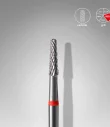 Queen's Cosmetics Marseille - Staleks pro - Embout en carbure pour les ongles "Épis de maïs" Rouge 2.3/8 MM STALEKS PRO