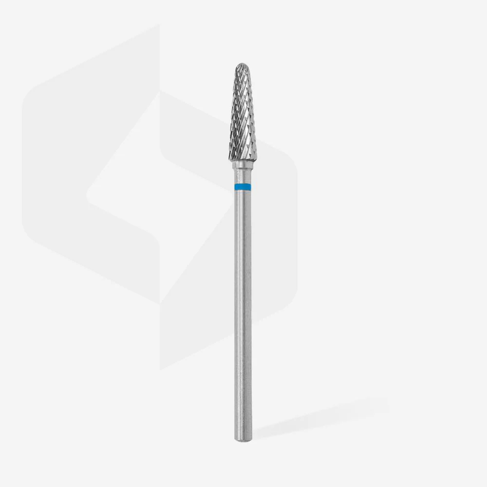 Queen's Cosmetics Marseille - Staleks pro - Embout en carbure pour les ongles "Tronconique" Bleu 4/13 MM STALEKS PRO
