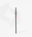 Queen's Cosmetics Marseille - Staleks pro - Embout en carbure pour les ongles "Tronconique" Rouge 4/13 MM STALEKS PRO