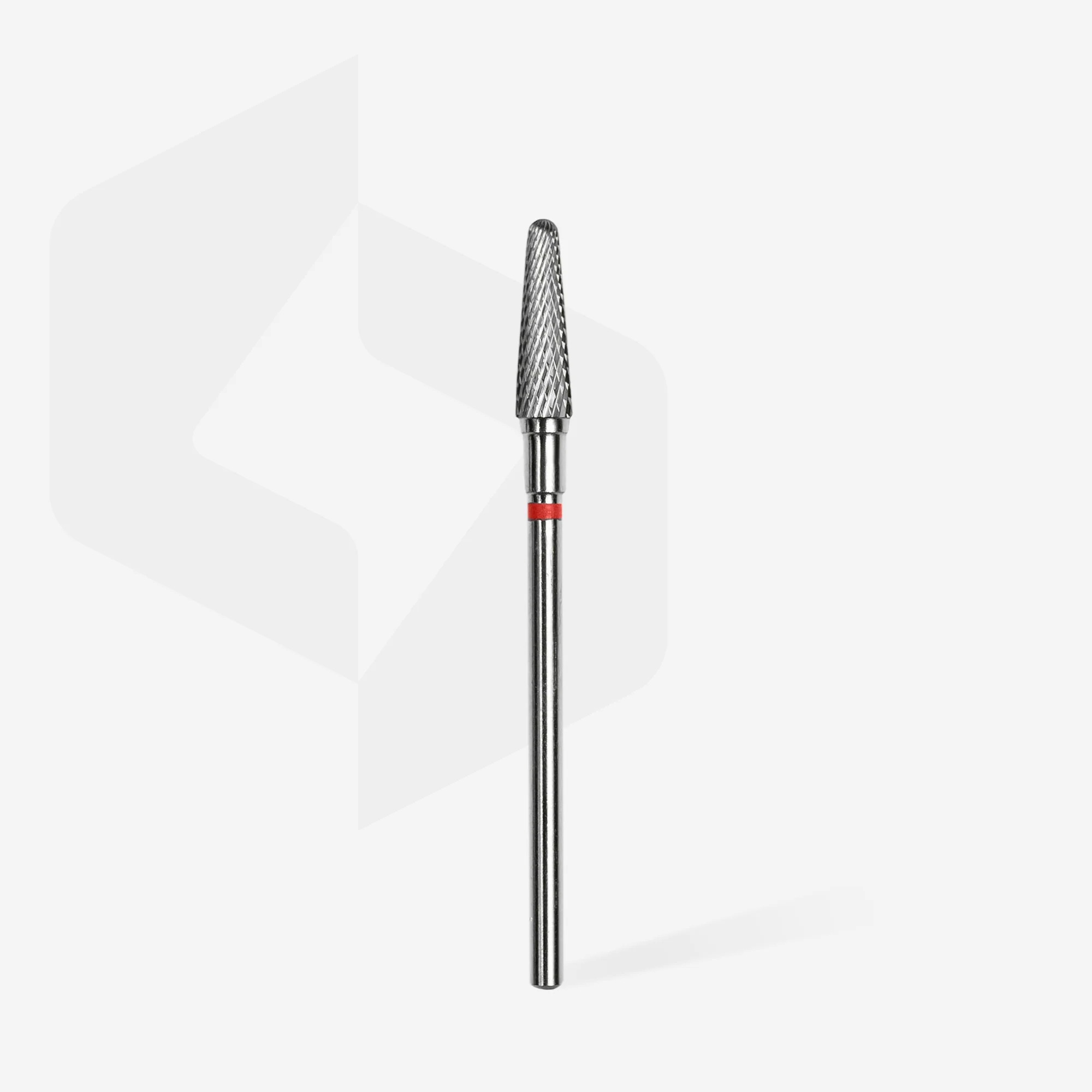 Queen's Cosmetics Marseille - Staleks pro - Embout en carbure pour les ongles "Tronconique" Rouge 4/13 MM STALEKS PRO
