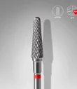 Queen's Cosmetics Marseille - Staleks pro - Embout en carbure pour les ongles "Tronconique" Rouge 4/13 MM STALEKS PRO