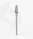 Queen's Cosmetics Marseille - Staleks pro - Embout en carbure pour les ongles "Tronconique" Jaune 6/14 MM STALEKS PRO