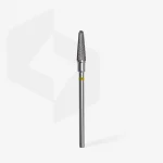 Queen's Cosmetics Marseille - Staleks pro - Embout en carbure pour les ongles "Tronconique" Jaune 4/13 MM STALEKS PRO