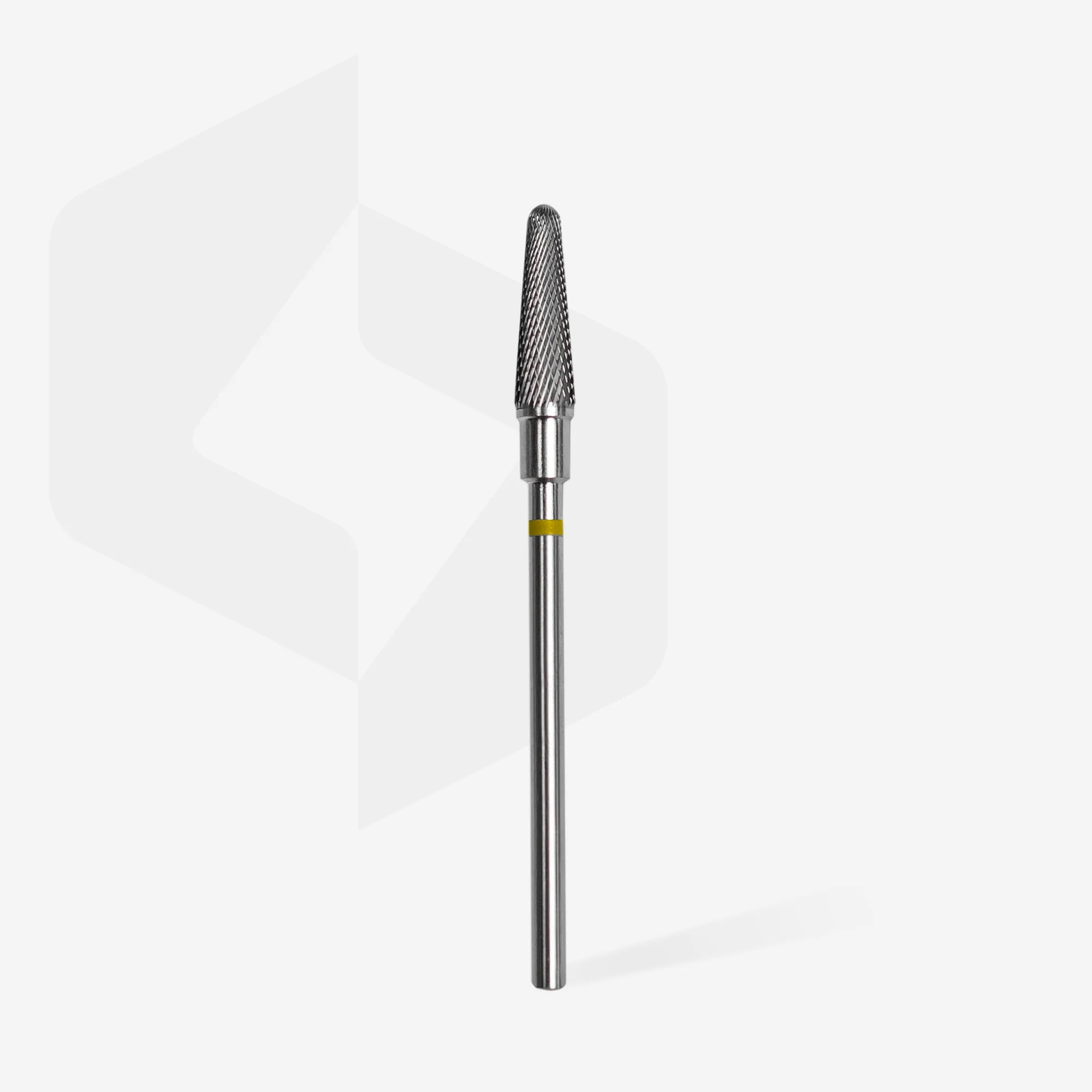 Queen's Cosmetics Marseille - Staleks pro - Embout en carbure pour les ongles "Tronconique" Jaune 4/13 MM STALEKS PRO