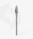 Queen's Cosmetics Marseille - Staleks pro - Embout en carbure pour les ongles "Flamme" Rouge 5/13.5 MM STALEKS PRO