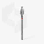 Queen's Cosmetics Marseille - Staleks pro - Embout en carbure pour les ongles "Flamme" Rouge 5/13.5 MM STALEKS PRO