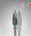 Queen's Cosmetics Marseille - Staleks pro - Embout en carbure pour les ongles "Flamme" Rouge 5/13.5 MM STALEKS PRO