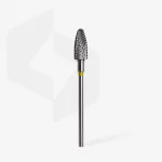 Queen's Cosmetics Marseille - Staleks pro - Embout en carbure pour les ongles "Épis de maïs" Jaune 6/14 MM STALEKS PRO
