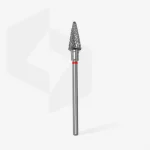 Queen's Cosmetics Marseille - Staleks pro - Embout en carbure pour les ongles "Flamme" Rouge 6/14 MM STALEKS PRO