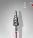 Queen's Cosmetics Marseille - Staleks pro - Embout en carbure pour les ongles "Flamme" Rouge 6/14 MM STALEKS PRO