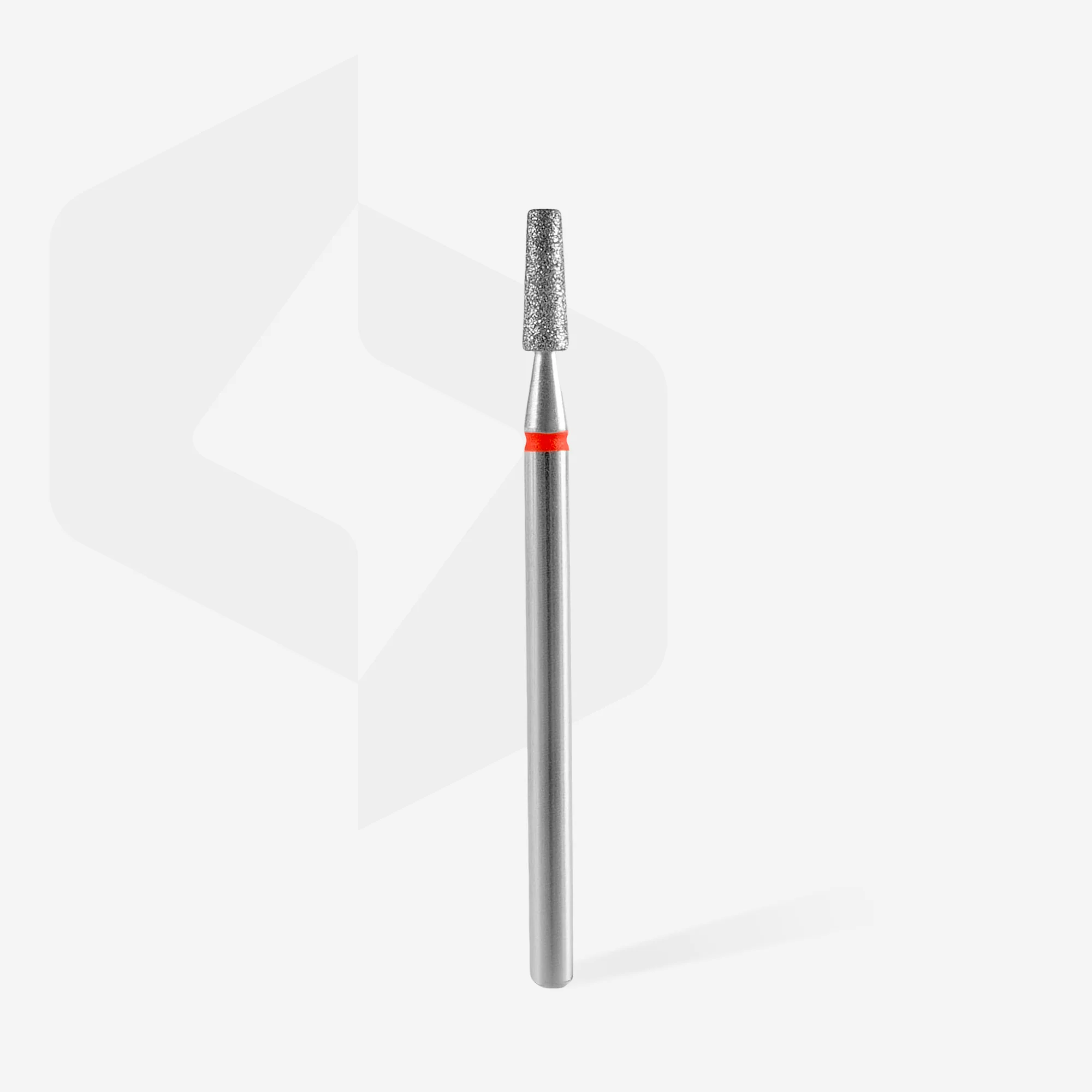 Queen's Cosmetics Marseille - Staleks pro - Embout diamant pour les ongles "Tronconique" Rouge 2.5/8 MM STALEKS PRO