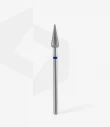 Queen's Cosmetics Marseille - Staleks pro - Embout diamant pour les ongles "Poire pointue" Bleu 4/12 MM STALEKS PRO