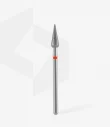 Queen's Cosmetics Marseille - Staleks pro - Embout diamant pour les ongles "Poire pointue" Rouge 4/12 MM STALEKS PRO