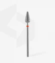 Queen's Cosmetics Marseille - Staleks pro - Embout diamant pour les ongles "Poire pointue" Rouge 5/12 MM STALEKS PRO