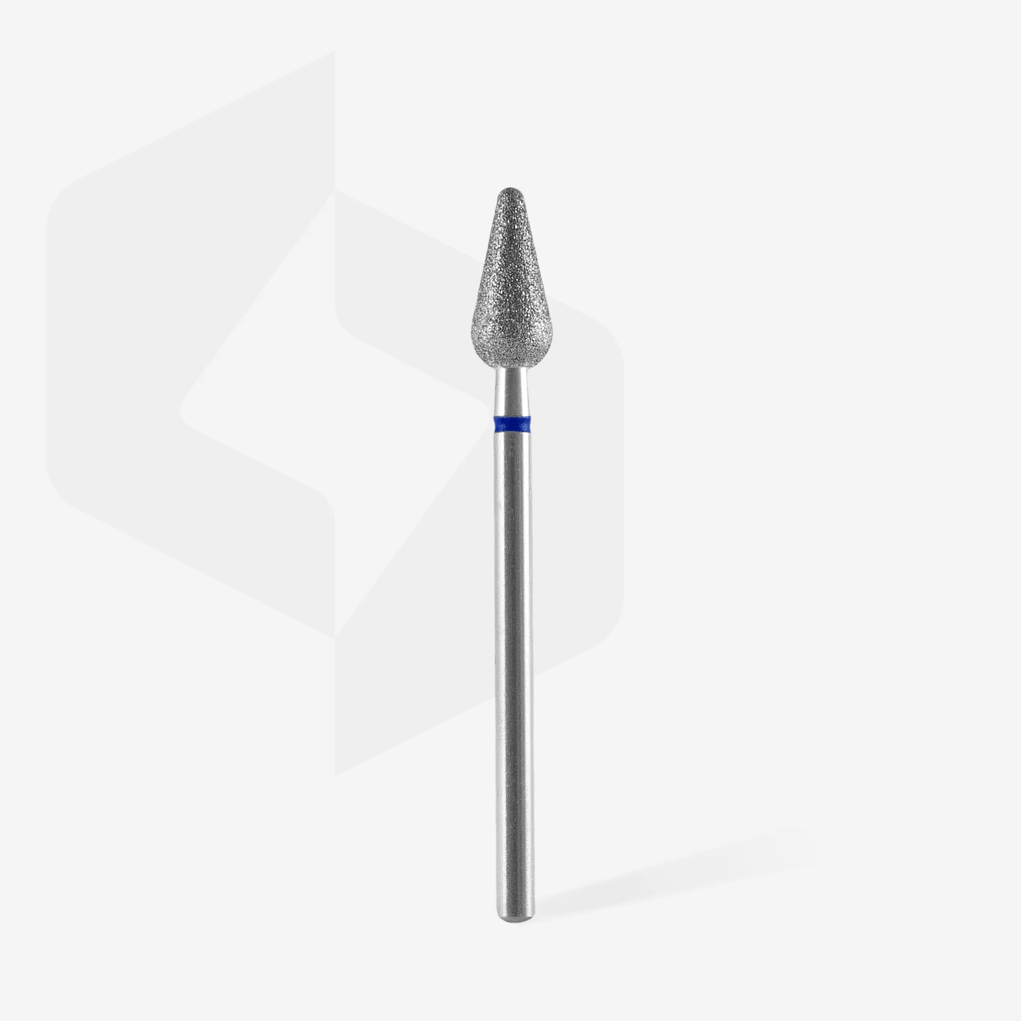Queen's Cosmetics Marseille - Staleks pro - Embout diamant pour les ongles "Poire pointue" Bleu 5/12 MM STALEKS PRO