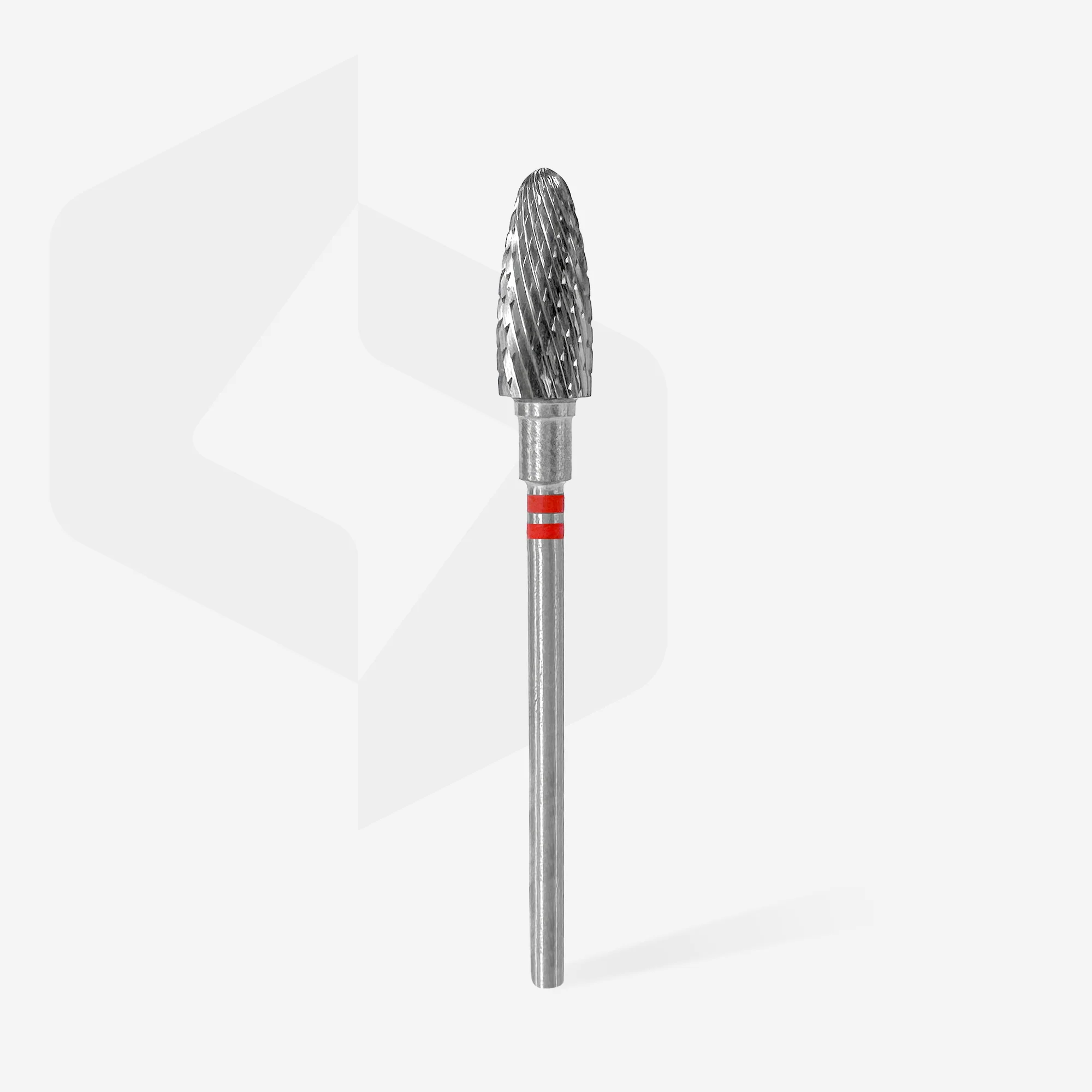 Queen's Cosmetics Marseille - Staleks pro - Embout en carbure pour les ongles "Épis de maïs" pour gaucher Rouge 6/14 MM STALEKS PRO