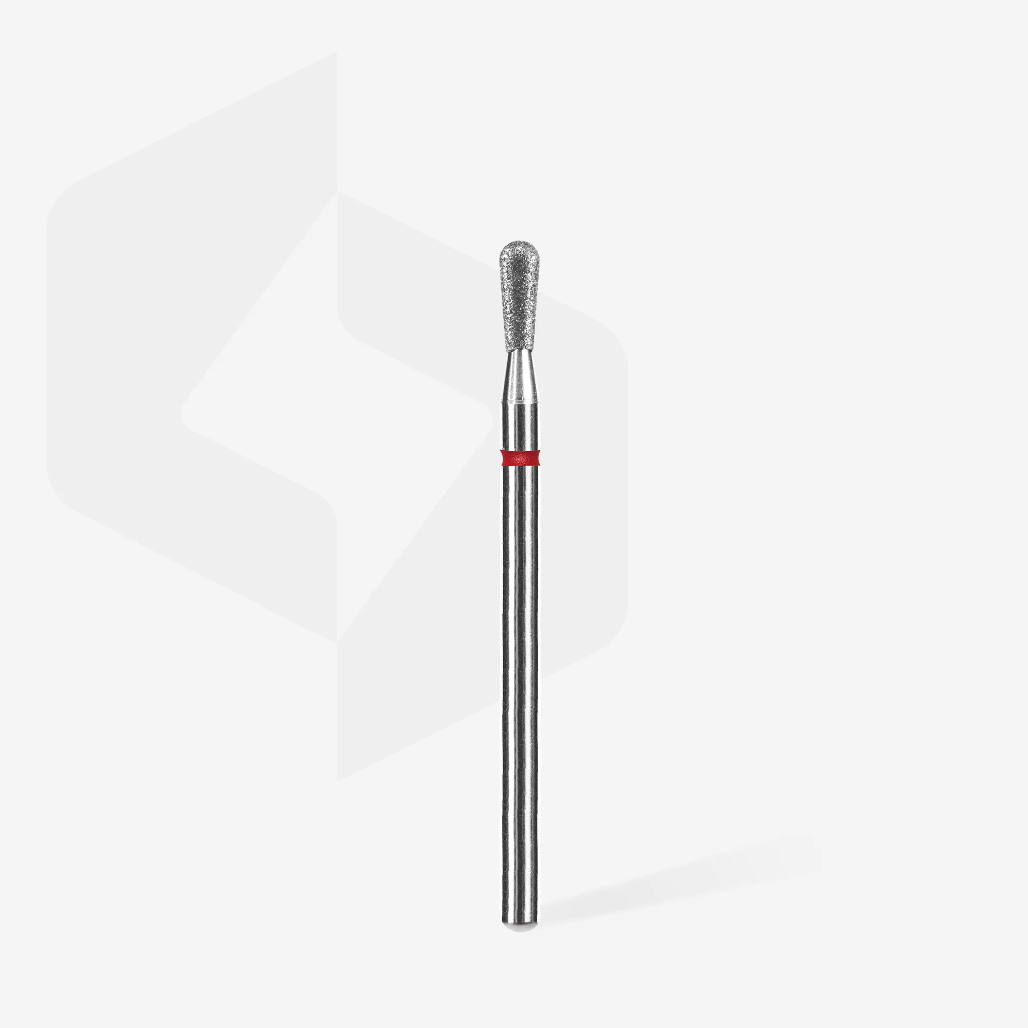 Queen's Cosmetics Marseille - Staleks pro - Embout diamant pour les ongles "Allumette" Rouge 2.3/5 MM STALEKS PRO