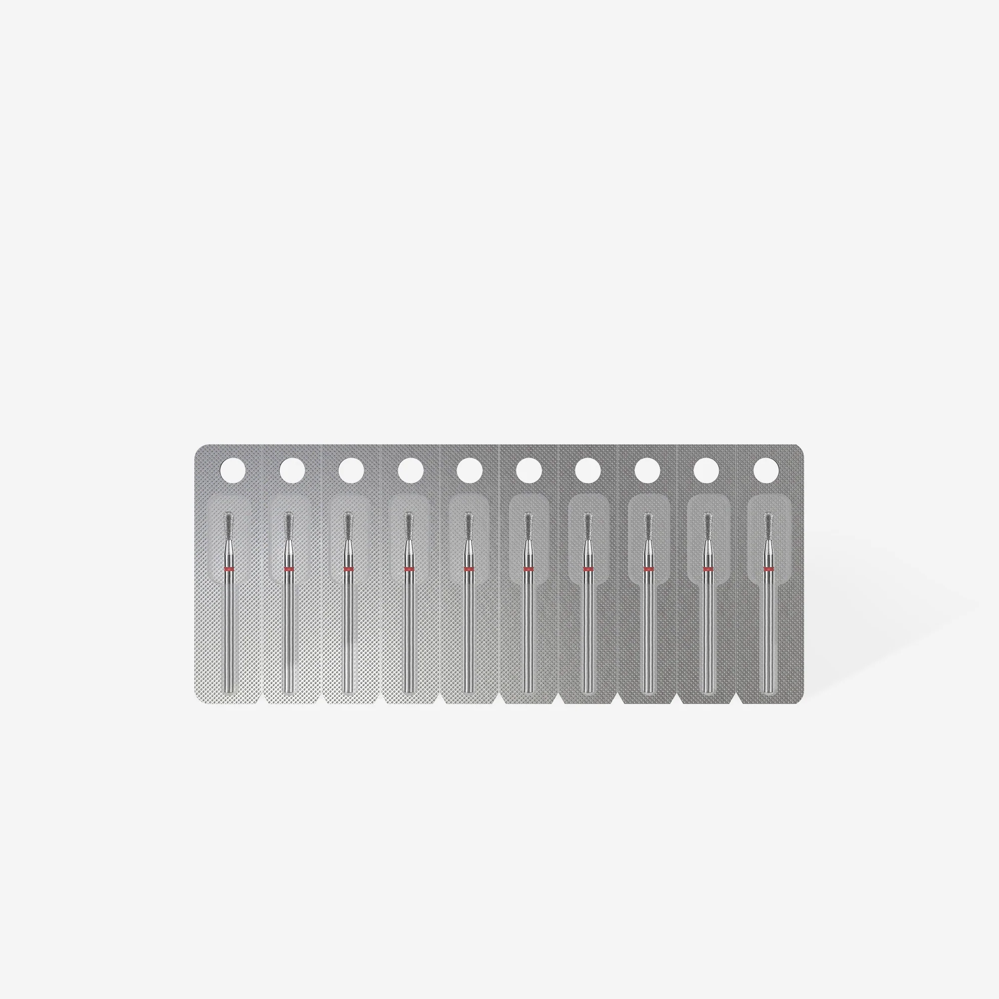 Queen's Cosmetics Marseille - Staleks pro - Embout diamant pour les ongles "Allumette" Rouge 2.3/5 MM STALEKS PRO