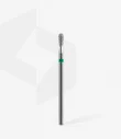 Queen's Cosmetics Marseille - Staleks pro - Embout diamant pour les ongles "Allumette" Vert 2.3/5 MM STALEKS PRO