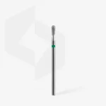 Queen's Cosmetics Marseille - Staleks pro - Embout diamant pour les ongles "Allumette" Vert 2.3/5 MM STALEKS PRO