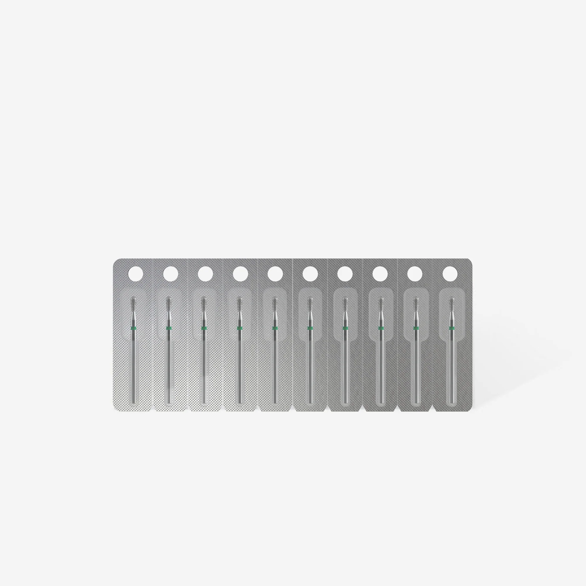 Queen's Cosmetics Marseille - Staleks pro - Embout diamant pour les ongles "Allumette" Vert 2.3/5 MM STALEKS PRO