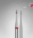 Queen's Cosmetics Marseille - Staleks pro - Embout diamant pour les ongles "Mini Flamme" Rouge 1/3  MM STALEKS PRO