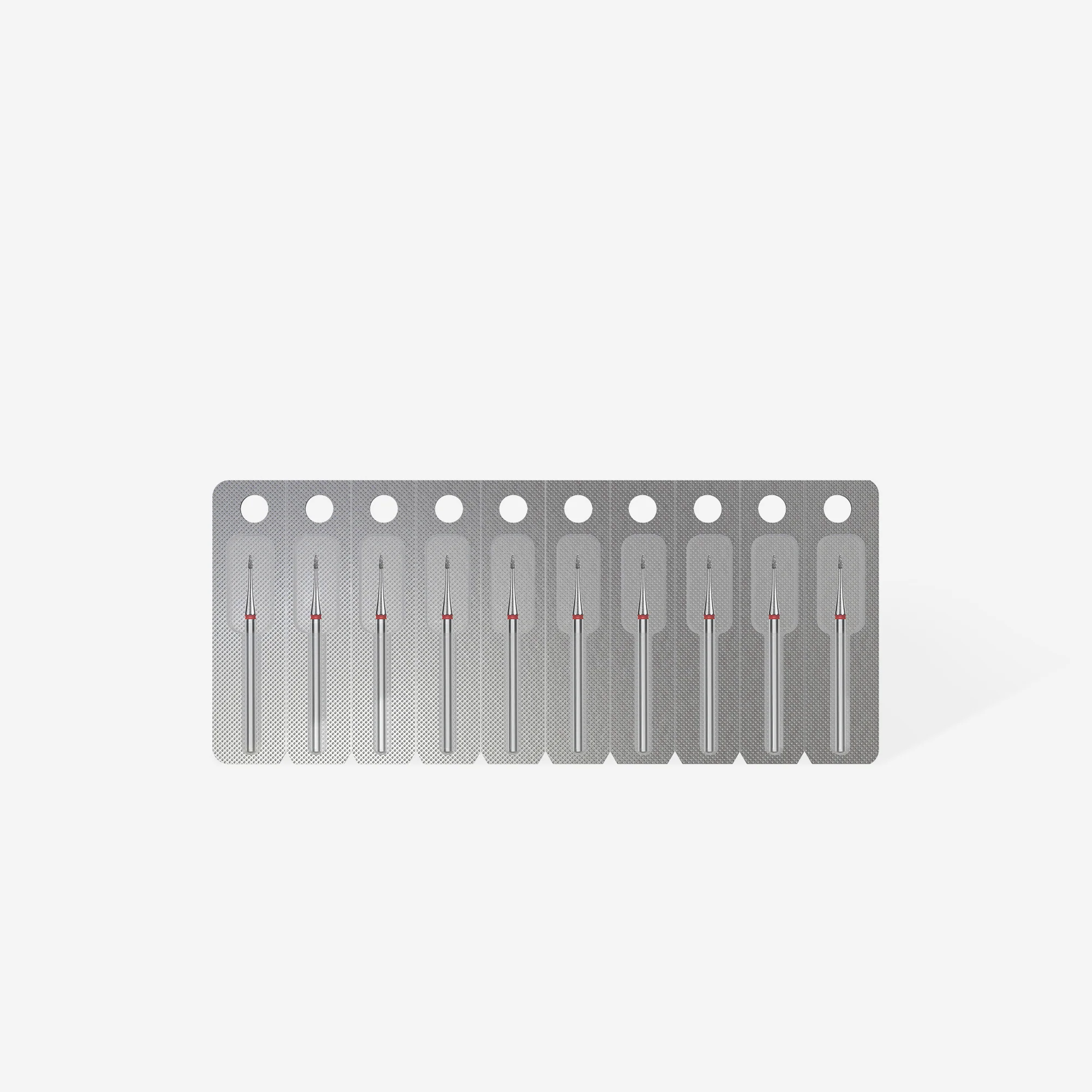 Queen's Cosmetics Marseille - Staleks pro - Embout diamant pour les ongles "Mini Flamme" Rouge 1/3  MM STALEKS PRO