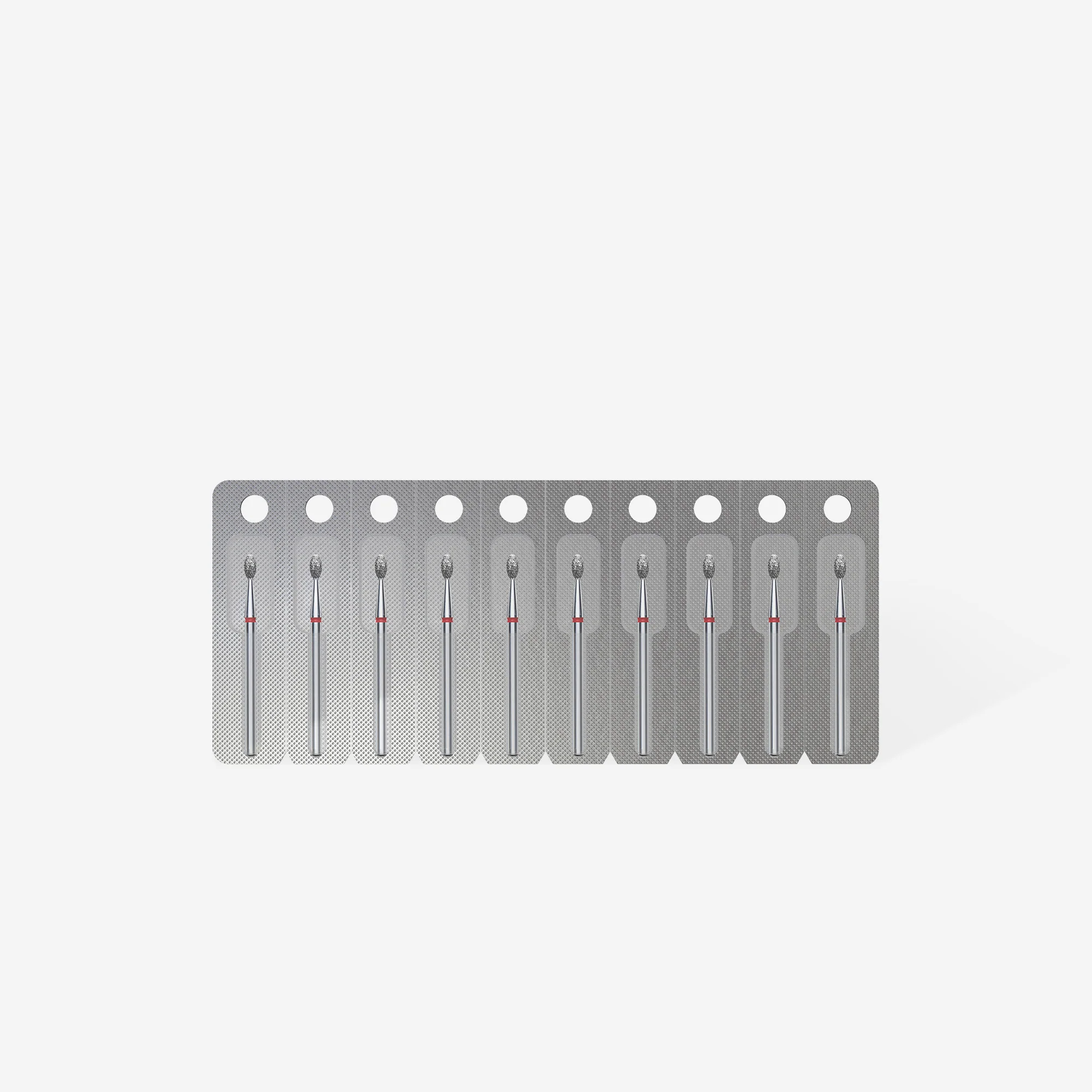 Queen's Cosmetics Marseille - Staleks pro - Embout diamant pour les ongles "Olive" Rouge 2.3/5 MM STALEKS PRO