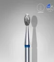 Queen's Cosmetics Marseille - Staleks pro - Embout diamant pour les ongles "Olive" Bleu 2.3/5 MM STALEKS PRO