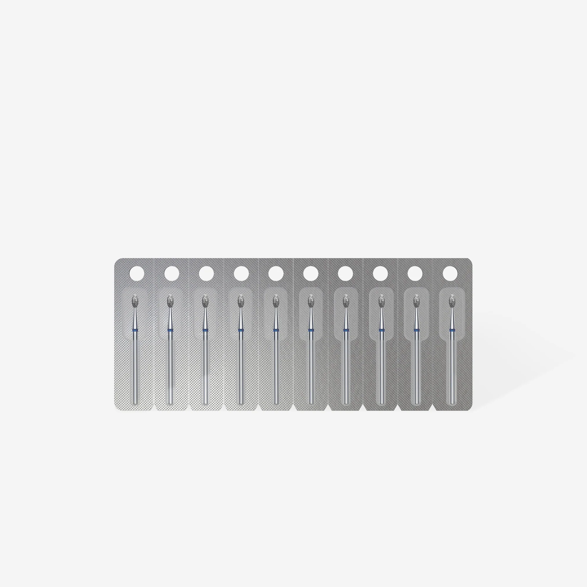 Queen's Cosmetics Marseille - Staleks pro - Embout diamant pour les ongles "Olive" Bleu 2.3/5 MM STALEKS PRO