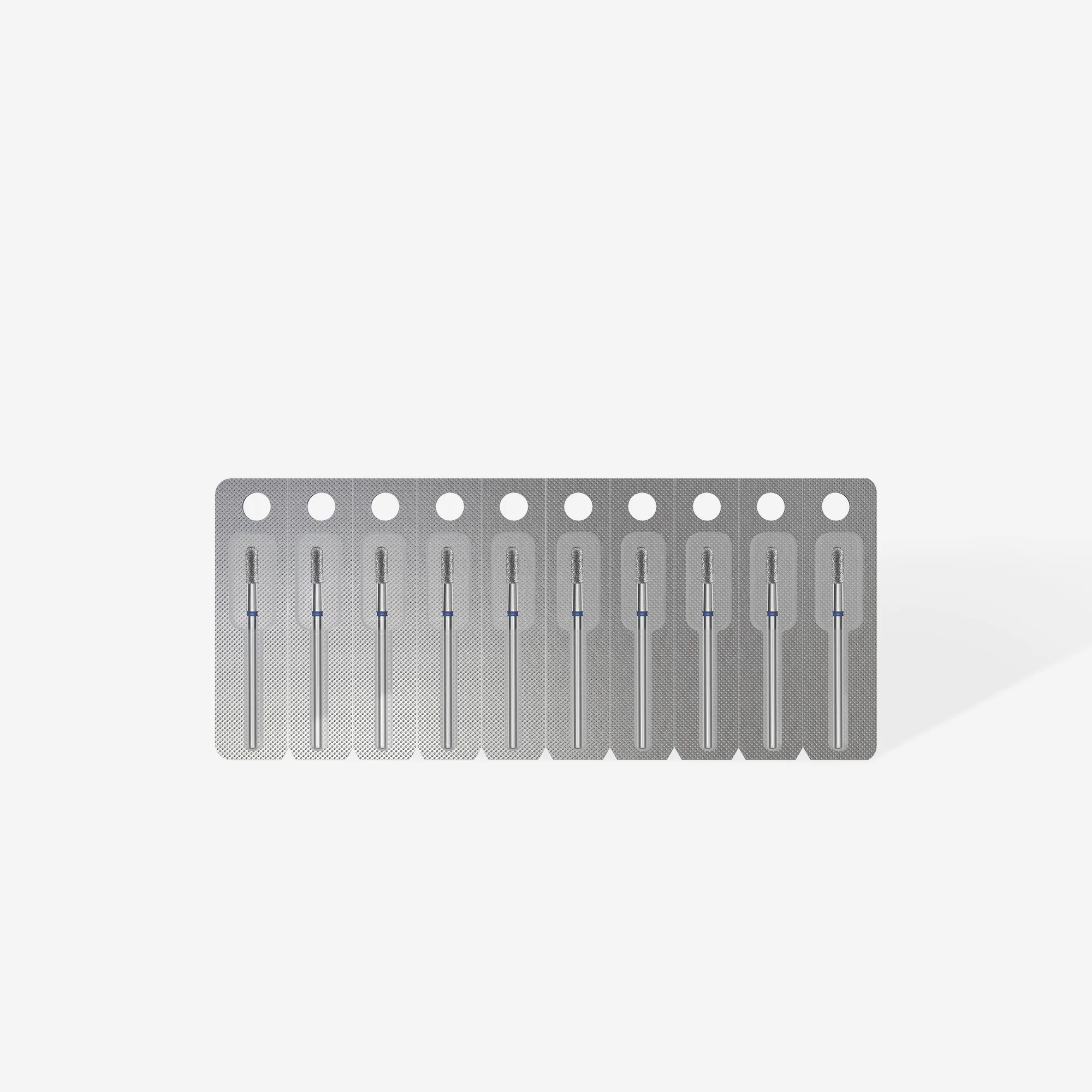 Queen's Cosmetics Marseille - Staleks pro - Embout diamant pour les ongles "Cylindre arrondi" Bleu 2.3/6.5 MM STALEKS PRO