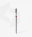Queen's Cosmetics Marseille - Staleks pro - Embout diamant pour les ongles "Cylindre arrondi" Rouge 2.3/6.5 MM STALEKS PRO