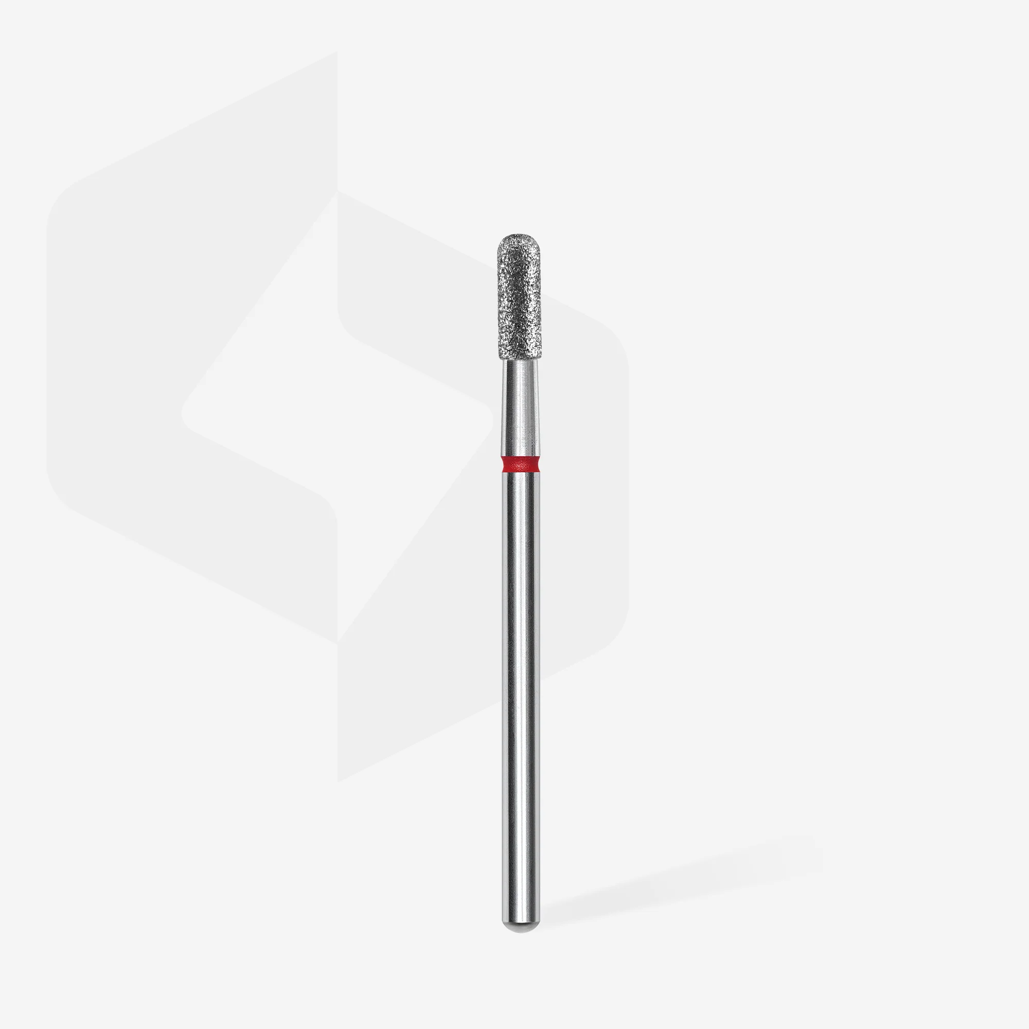 Queen's Cosmetics Marseille - Staleks pro - Embout diamant pour les ongles "Cylindre arrondi" Rouge 2.3/6.5 MM STALEKS PRO
