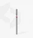 Queen's Cosmetics Marseille - Staleks pro - Embout diamant pour les ongles "Cylindre arrondi" Rouge 2.5/10 MM STALEKS PRO