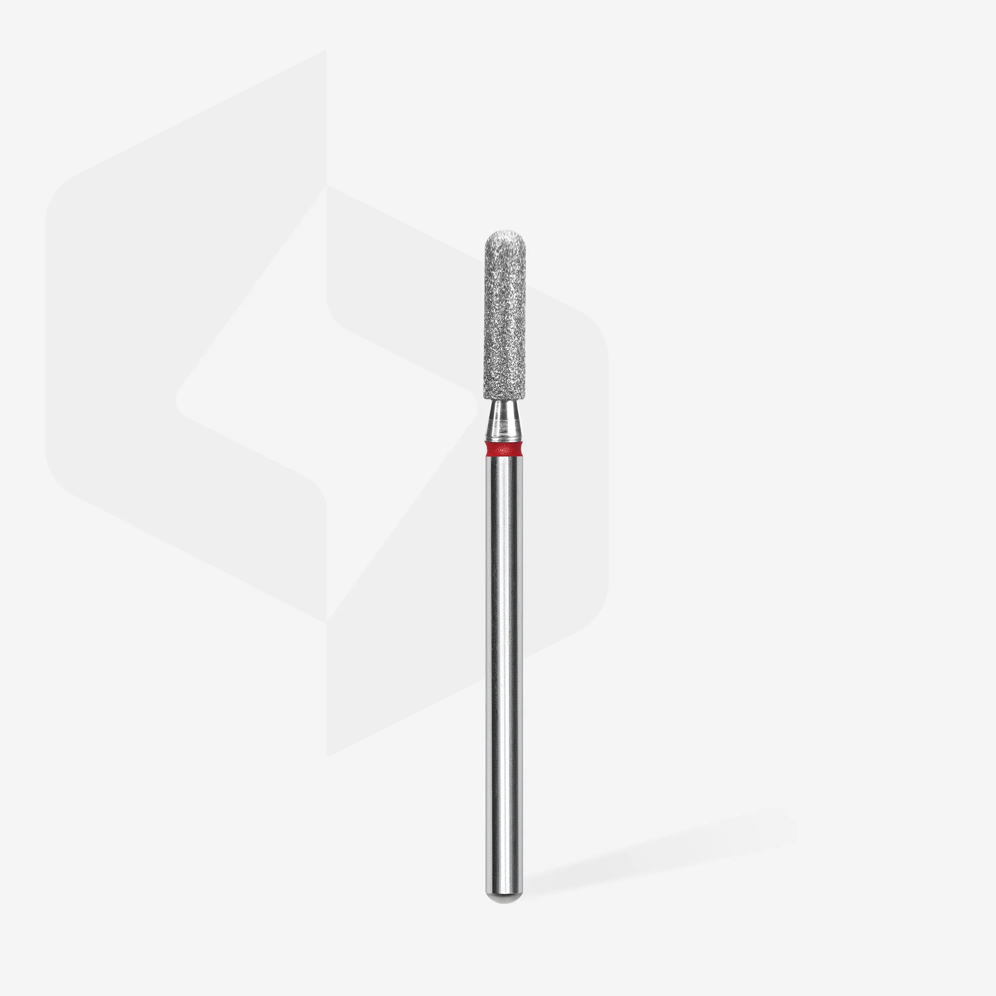 Queen's Cosmetics Marseille - Staleks pro - Embout diamant pour les ongles "Cylindre arrondi" Rouge 2.5/10 MM STALEKS PRO