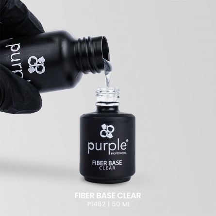 Queen's Cosmetics Marseille - Purple - FIBER BASE CLEAR 50 ML PURPLE
