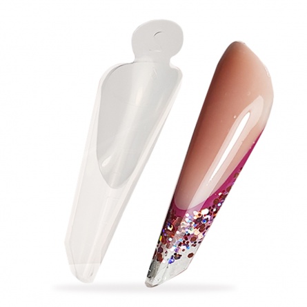 Queen's Cosmetics Marseille - Purple - P784 FRENCH PADS EN SILICONE MODELE C POUR POPITS DUAL FORMS PURPLE