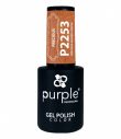 Queen's Cosmetics Marseille - Purple - GEL POLISH PRECIOUS GOLDEN COOPER P2253 PURPLE