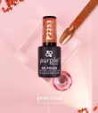 Queen's Cosmetics Marseille - Purple - GEL POLISH PRECIOUS GOLDEN COOPER P2253 PURPLE