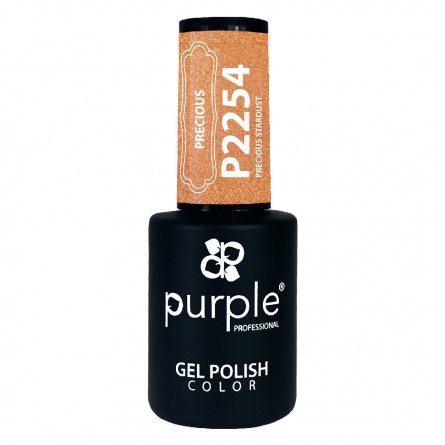 Queen's Cosmetics Marseille - Purple - GEL POLISH PRECIOUS STARDUST P2254 PURPLE